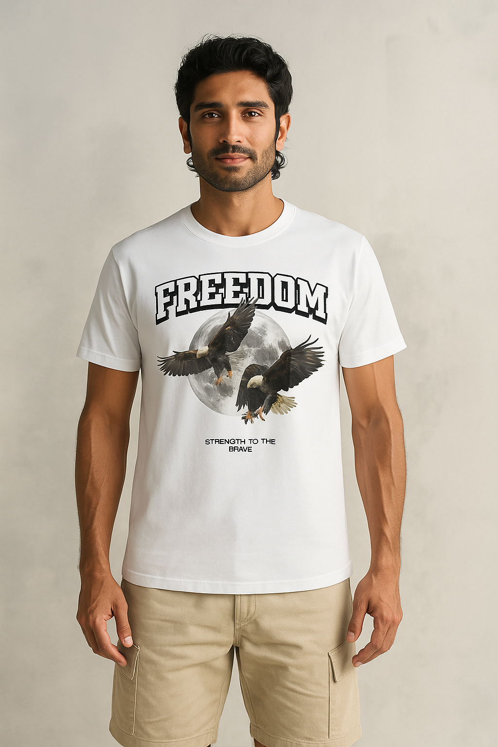 "Freedom State of Mind" Men Classic Crew T-Shirt