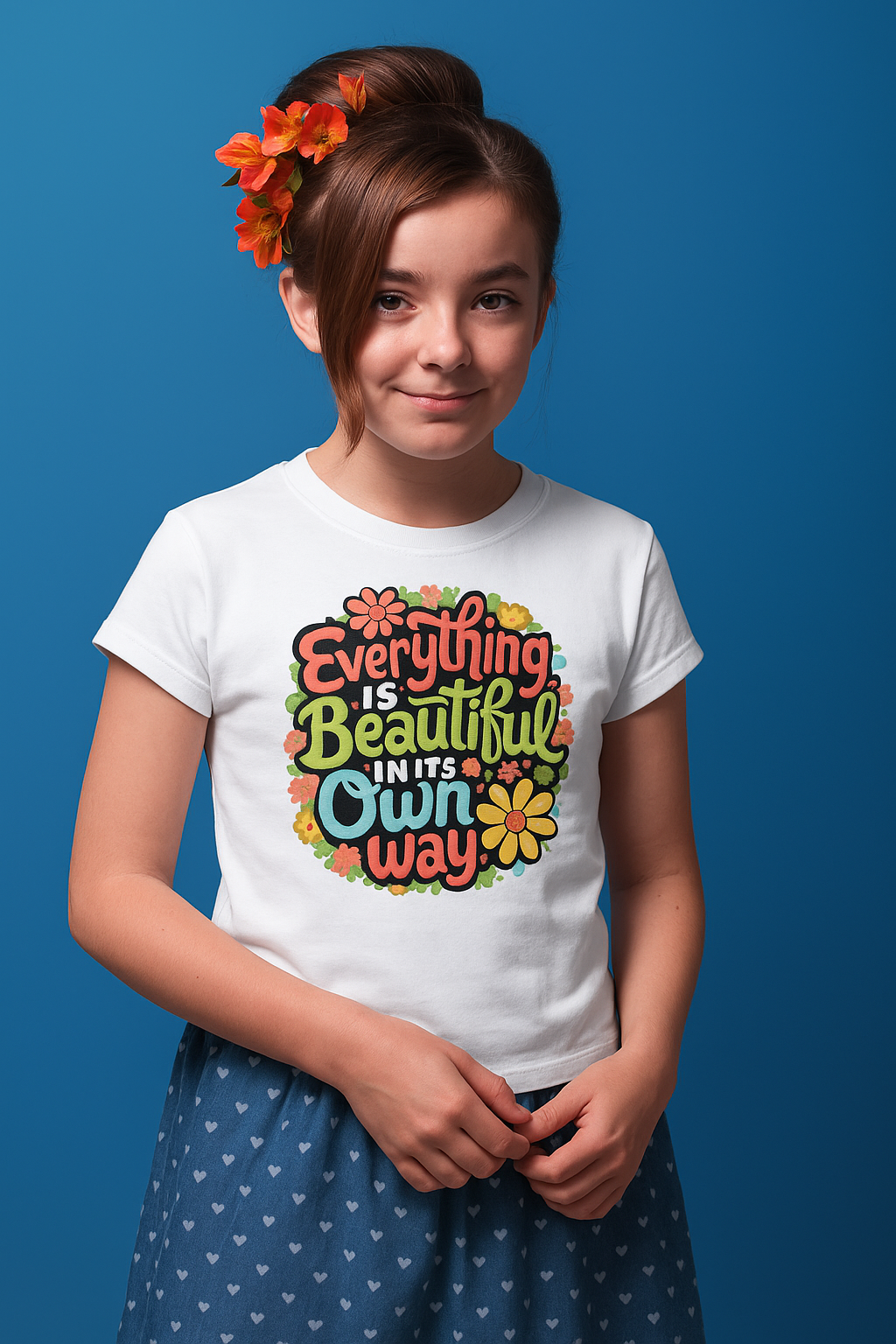 Girl's Crew Neck T-Shirt