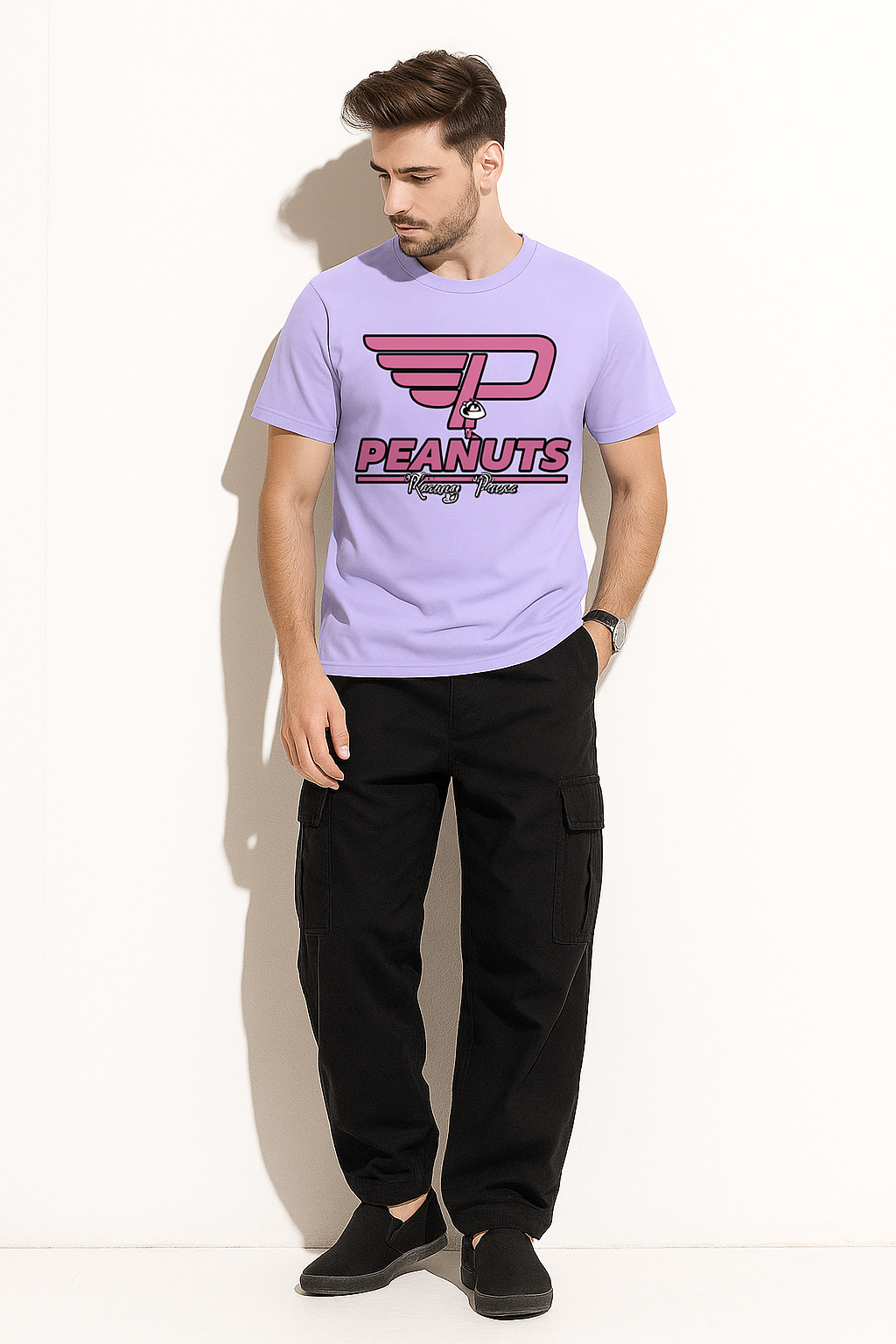 Racing Car Graphic T-Shirt – 100% Supima Cotton Supima T-Shirt