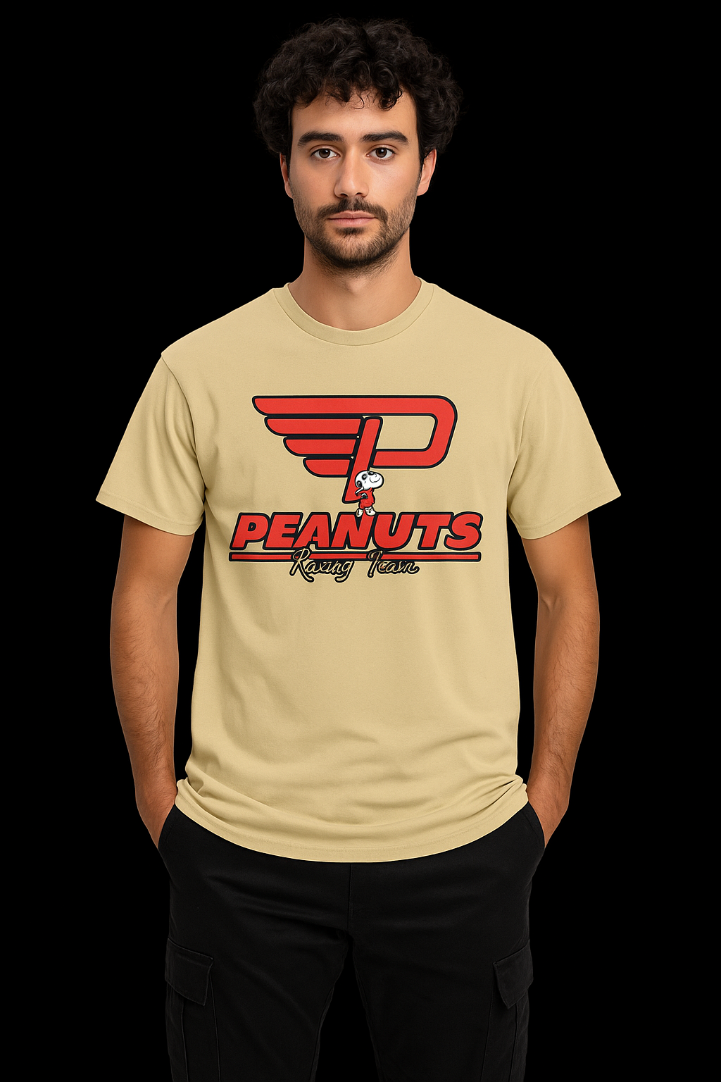 Racing Car Graphic T-Shirt – 100% Supima Cotton Supima T-Shirt