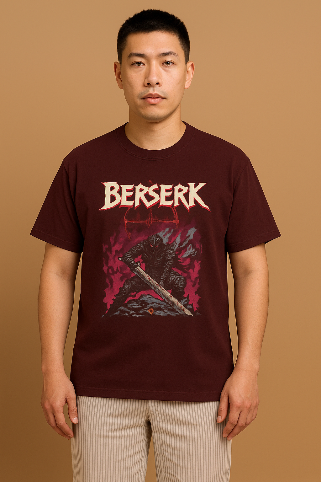 BERSERK β Graphic Tee Men Classic Crew T-Shirt