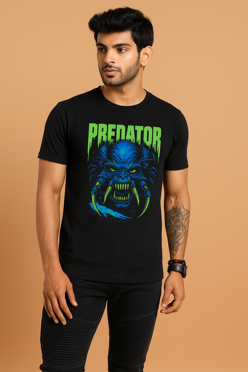 PREDATOR – Built for the Bold Men Classic Crew T-Shirt