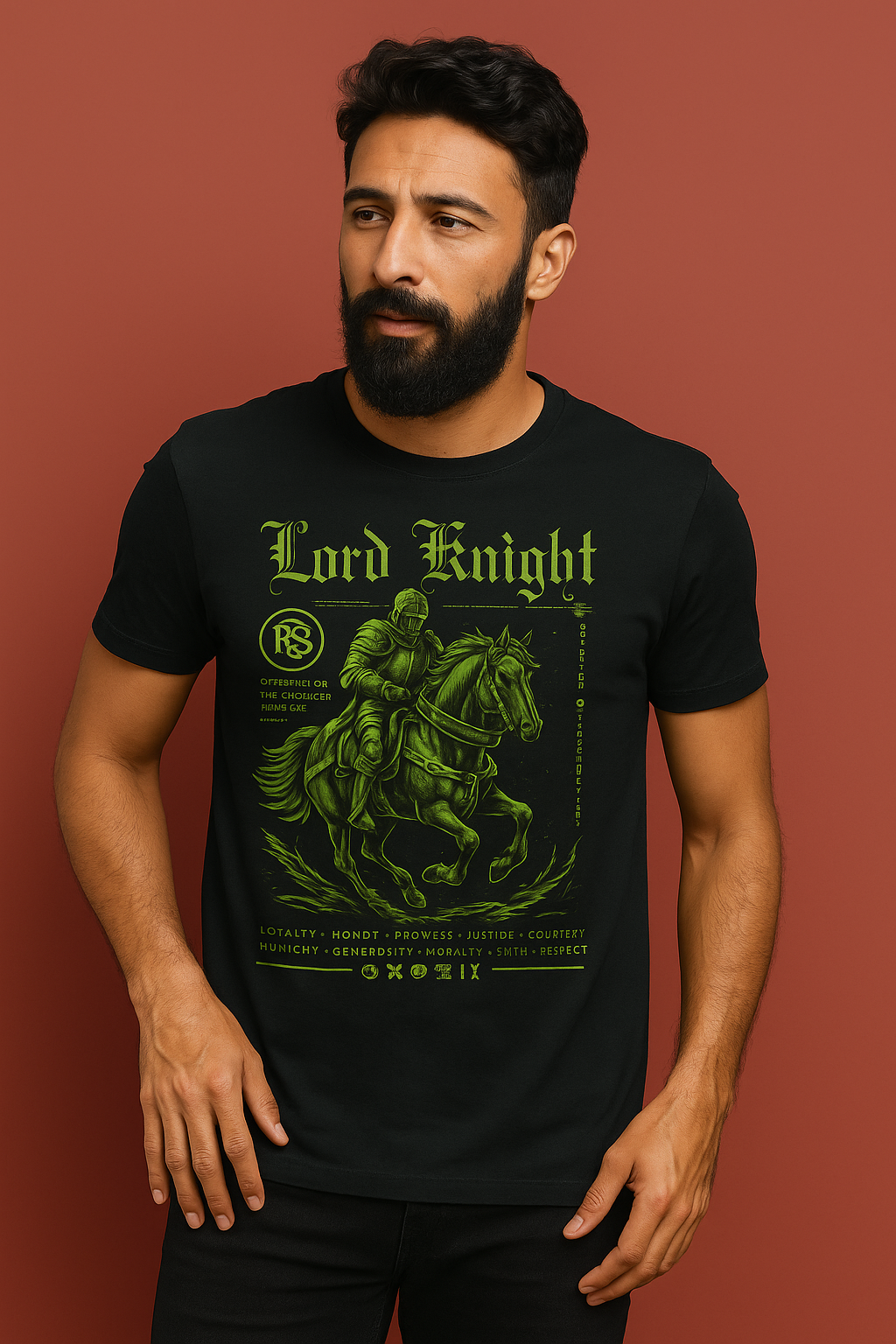 LORD OF KNIGHT MEN Classic Crew T-Shirt