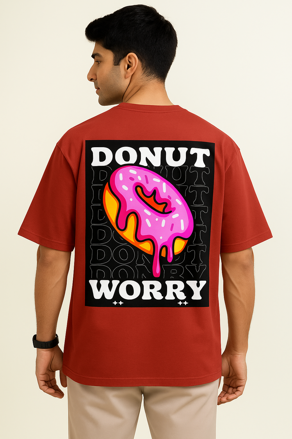 Donut Worry Oversized Tee Unisex Oversized Classic T-Shirt