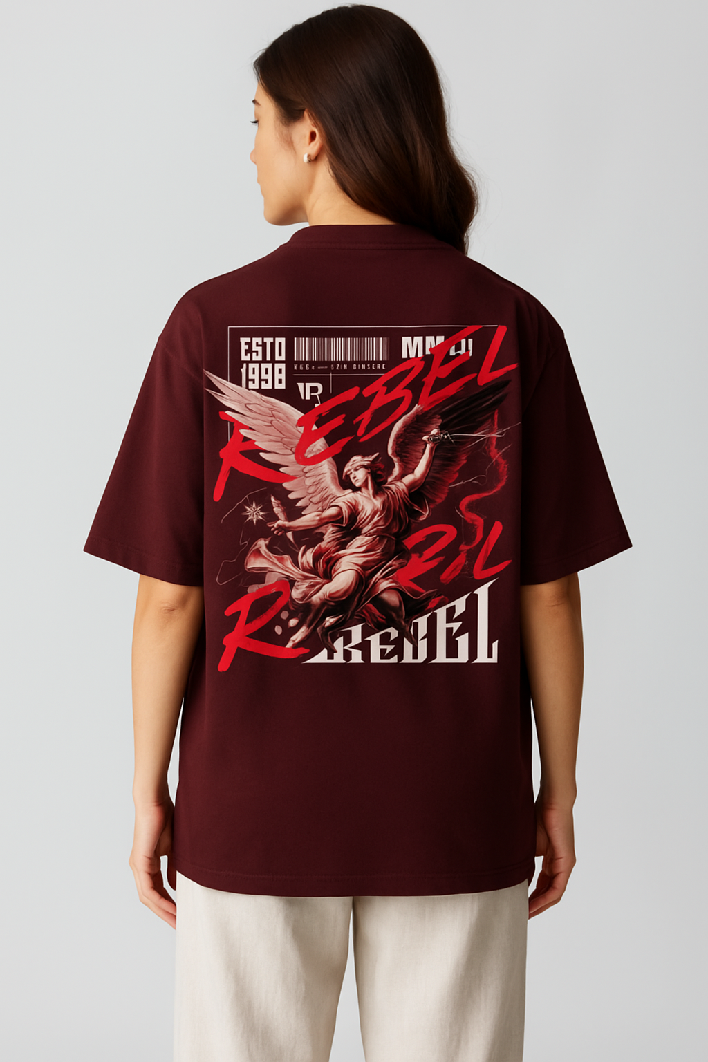 NOT YOUR PRINCESS // ANGEL EDITION Girls Terry Oversized Tee