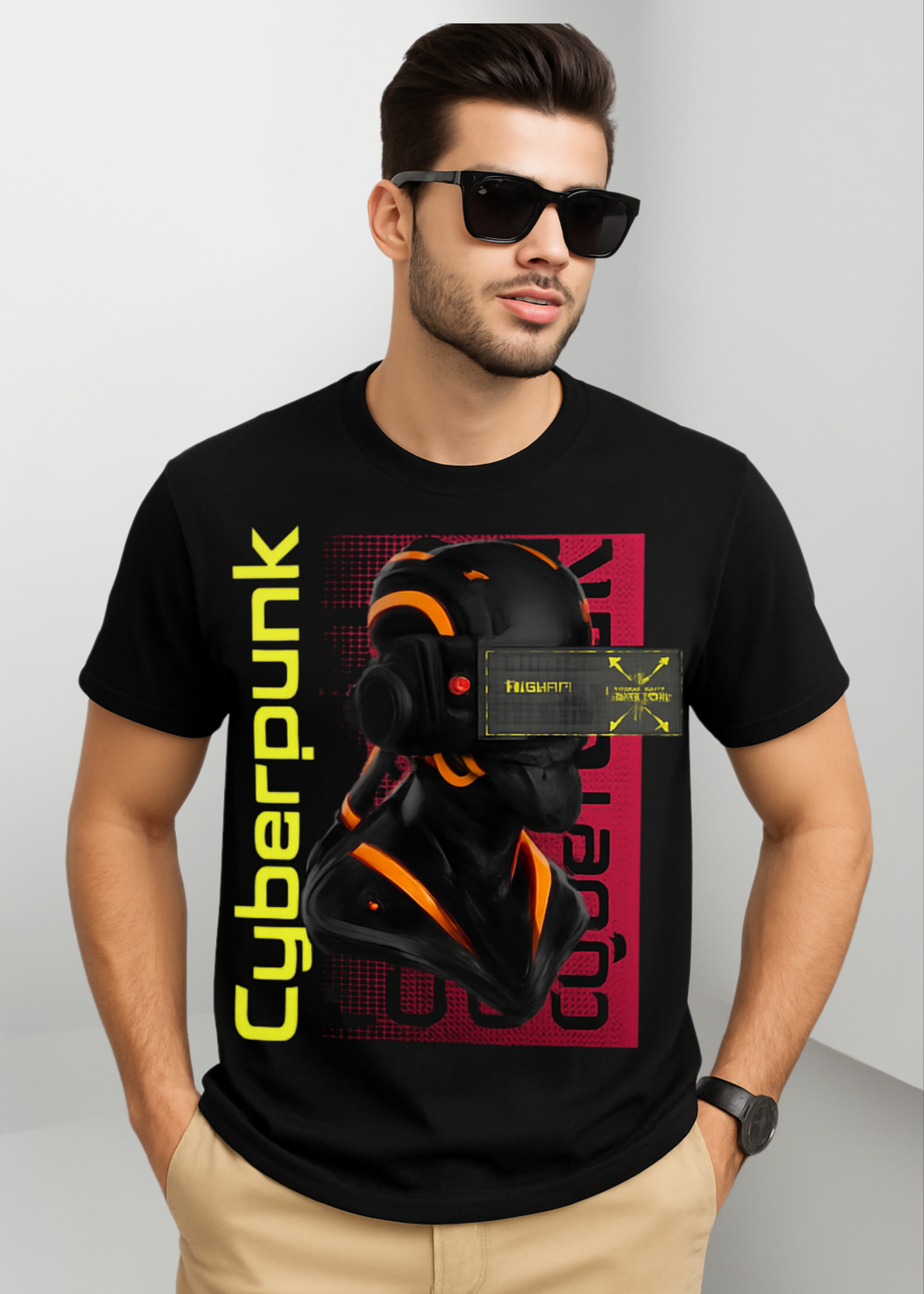 CYBERPUNK MEN CLASSIC CREW T-SHIRT