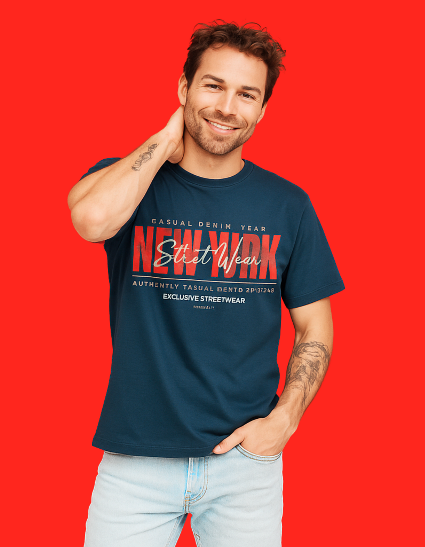 NEW YORK MEN Classic Crew T-Shirt