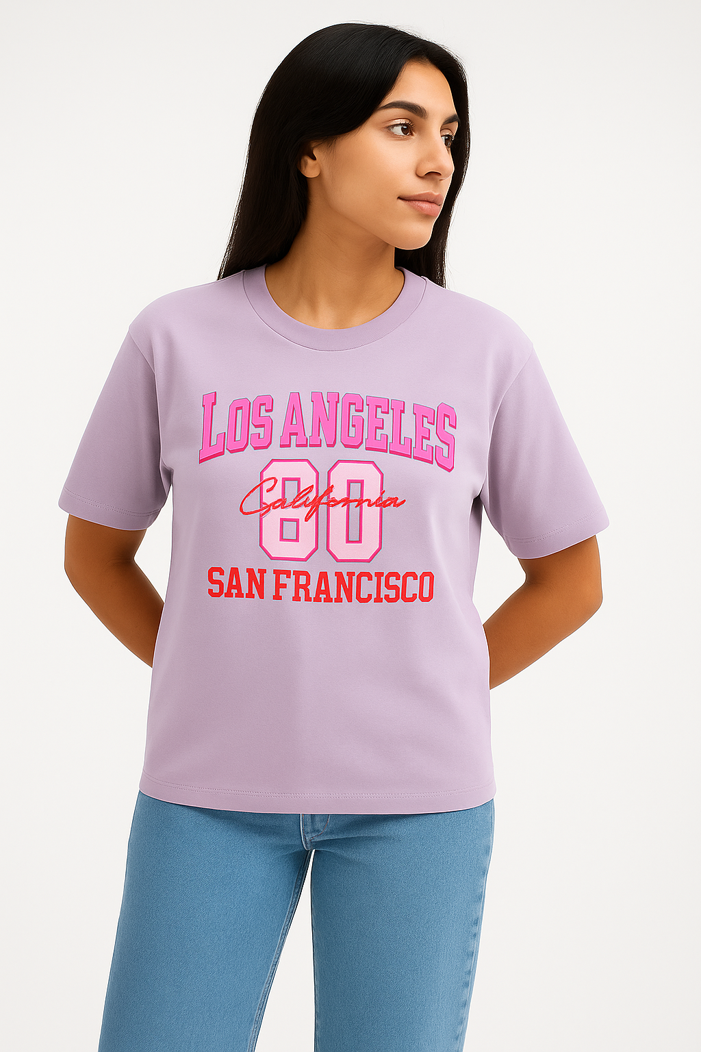 👼 Fallen Angel LA Women Oversized Tee