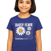 🌼 Daisy Flower Girl's Crew Neck T-Shirt