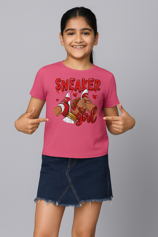 👟 Sneaker Girl's Crew Neck T-Shirt