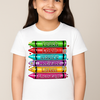 Girl's Crew Neck T-Shirt