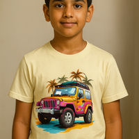 🚙 Thar Adventure Tee Boy's Crew Neck T-Shirt