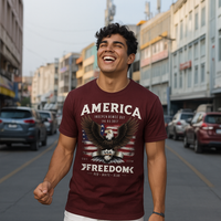 AMERICA FREEDOM MEN Classic Crew T-Shirt