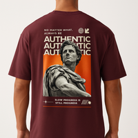 Both side printed Heritage x Authentic Oversized Tee – Rooted in Legacy Oversized T shirt