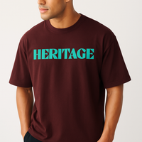 Both side printed Heritage x Authentic Oversized Tee – Rooted in Legacy Oversized T shirt