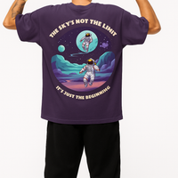 Astronaut  and Space Oversized Classic T-Shirt