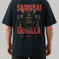Samurai Gorilla Oversized Streetwear Tee Classic T-Shirt