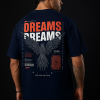 "VISION DECISION GOAL // DREAMS" Oversized Streetwear Tee