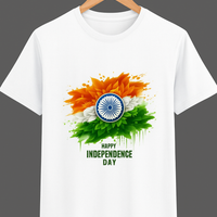 Freedom Bloom: Independence Day Graphic T-Shirt 🇮🇳