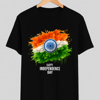 Freedom Bloom: Independence Day Graphic T-Shirt 🇮🇳
