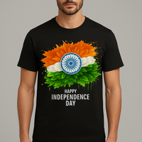 Freedom Bloom: Independence Day Graphic T-Shirt 🇮🇳