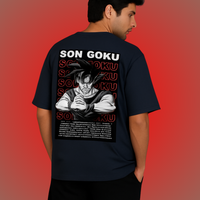 Goku Dual-Side – Power Up Your Style Unisex Oversized Classic T-Shirt