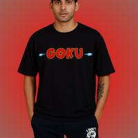 Goku Dual-Side – Power Up Your Style Unisex Oversized Classic T-Shirt