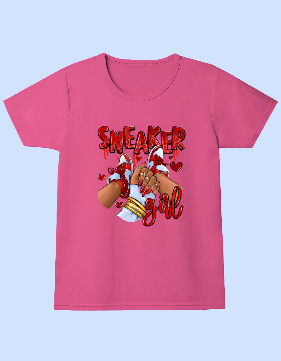 👟 Sneaker Girl's Crew Neck T-Shirt